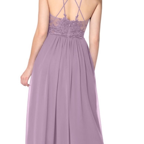 Azazie Ginger Allure Bridesmaid Dress, in Wisteria - Picture 2 of 4